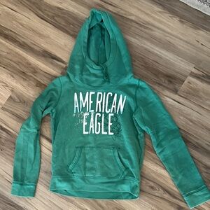 American Eagle Outfitters Green Hoodie